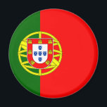 Aimant du drapeau du Portugal<br><div class="desc">Aimant avec le drapeau du Portugal.</div>