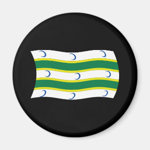 Aimant du drapeau du Turkménistan