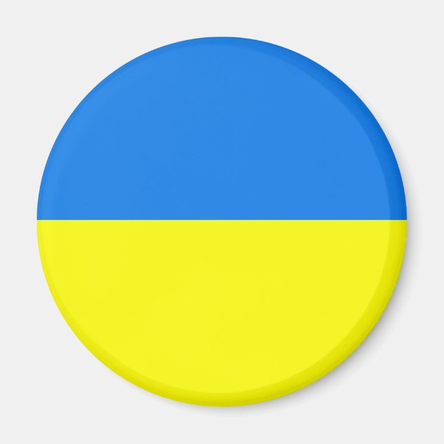 aimant du drapeau ukrainien (Devant)