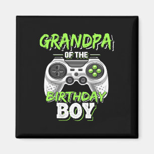 Aimant Du Jeu Vidéo Correspondant Garçon Anniversaire Ann