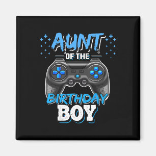 Aimant Du jeu vidéo d'anniversaire du garçon d'anniversai