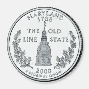 Aimant du Maryland State Quarter 2000