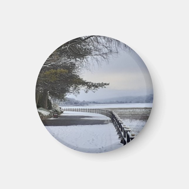 Aimant du matin neigeux (Devant)