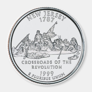 Aimant du New Jersey State Quarter 1999