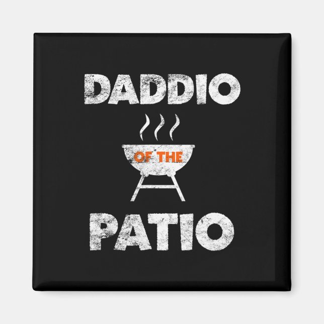 Aimant Du Patio Grill Daddy Grill Bbq Grilling Juillet 4  (Devant)