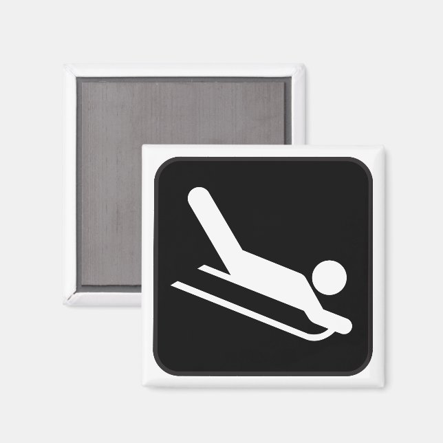 Aimant du symbole de couchage (Recto/Verso)
