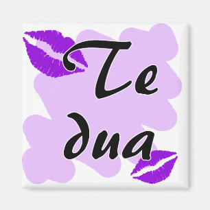 Aimant DUA de Te - Albanais - je t'aime