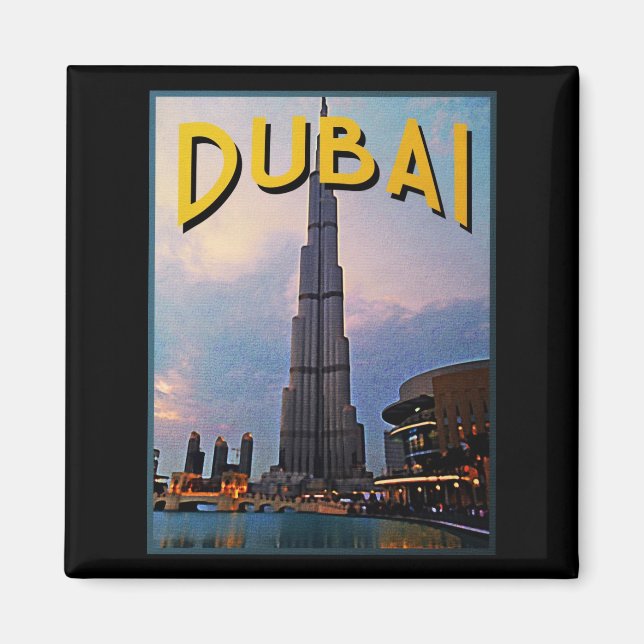 Aimant Dubaï Travel (Devant)