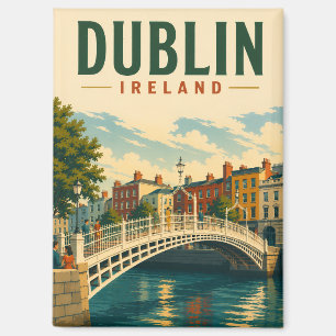 Aimant Dublin Irlande Voyage Ancien Pont Ha'penny