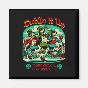 Aimant Dublin It Up - Irish Leprechauns Dancing
