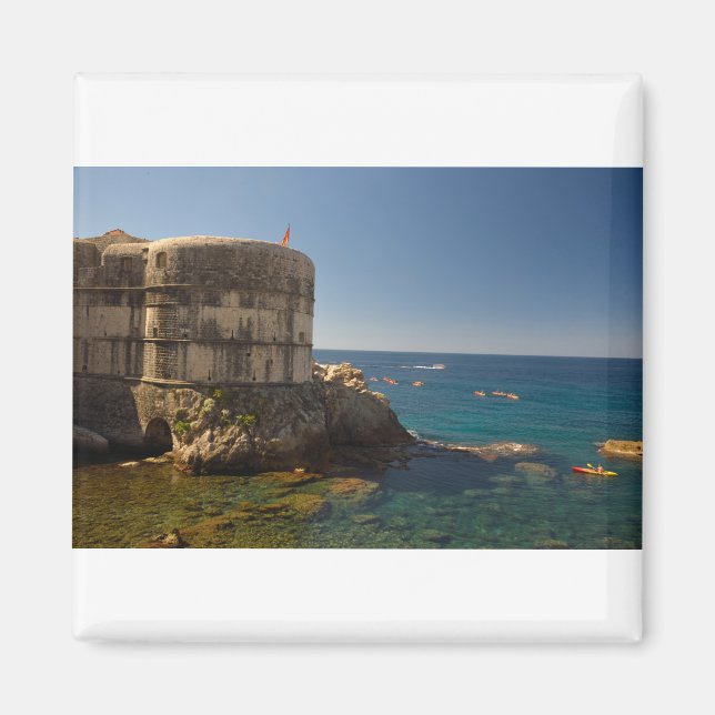 Aimant Dubrovnik, Croatie. Fort Bokar. (Devant)