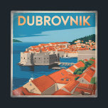Aimant Dubrovnik vintage<br><div class="desc">Dubrovnik Croatie vintage</div>