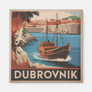 Aimant Dubrovnik vintage