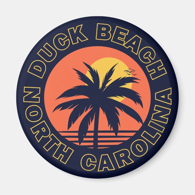 Aimant Duck Beach, Caroline du Nord (Devant)