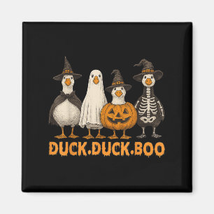 Aimant Duck Boo Funny Cute Soky Halloween Famille Goose P