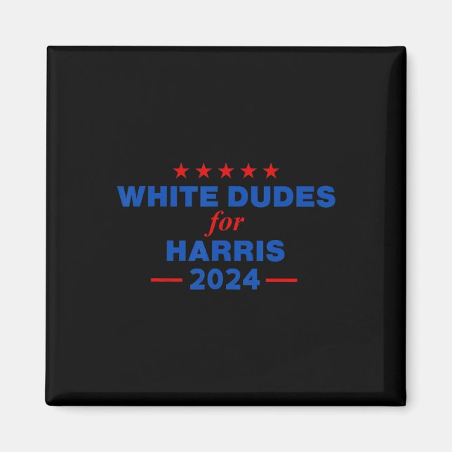 Aimant Dudes Pour Harris 2024 Karens Pour Kamala (Devant)
