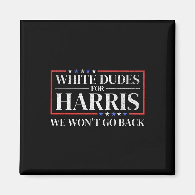 Aimant Dudes Pour Kamala Harris Pour Président 2024 (Devant)