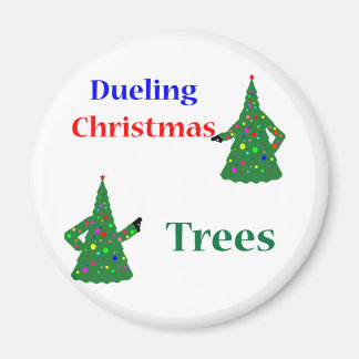 Aimant Duel arbres de Noël