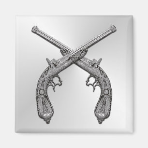 Aimant Dueling Pistols Silver