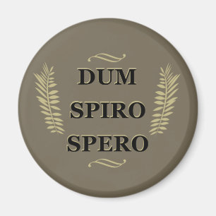 Aimant dum spiro spero Pendant que je respire, j'espère