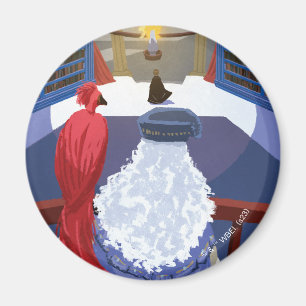 Aimant Dumbledore & Fawkes sur Balcon