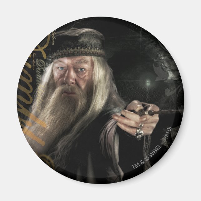 Aimant Dumbledore Script Logo (Devant)