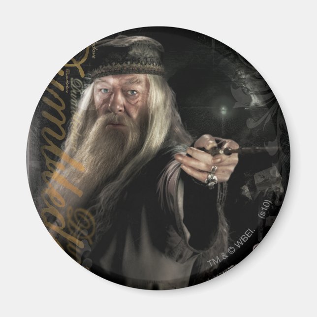 Aimant Dumbledore Script Logo (Devant)