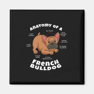 Aimant D'un bouledogue français 