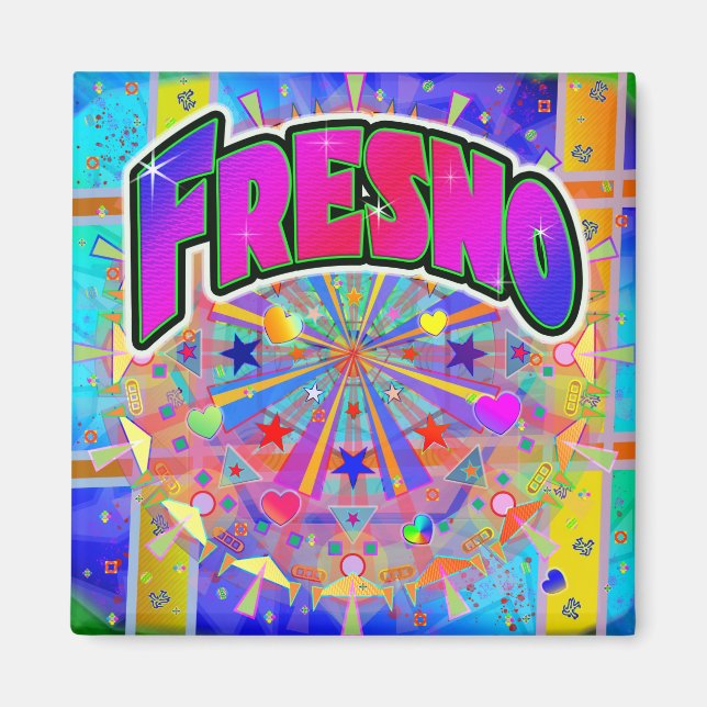 Aimant d'unité cosmique Fresno (Devant)