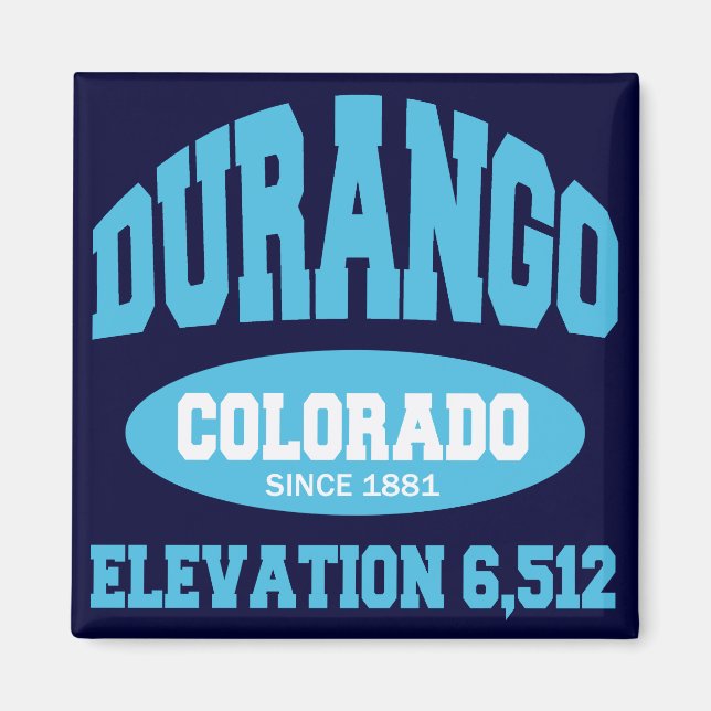 Aimant Durango, Colorado (Devant)