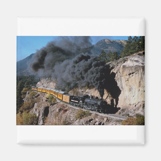 Aimant Durango et Silverton Railroad, no 481, Bear Cree (Devant)