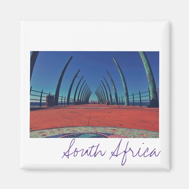 Aimant Durban Pier Océan Afrique du Sud (Devant)