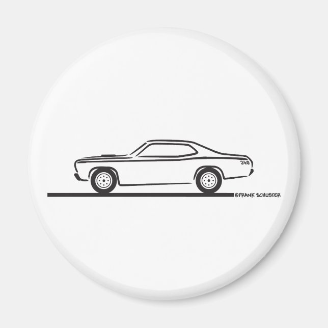 Aimant Duster Plymouth 1971 (Devant)