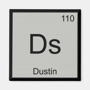 Aimant Dustin Nom Chimie Élément Tableau Périodique