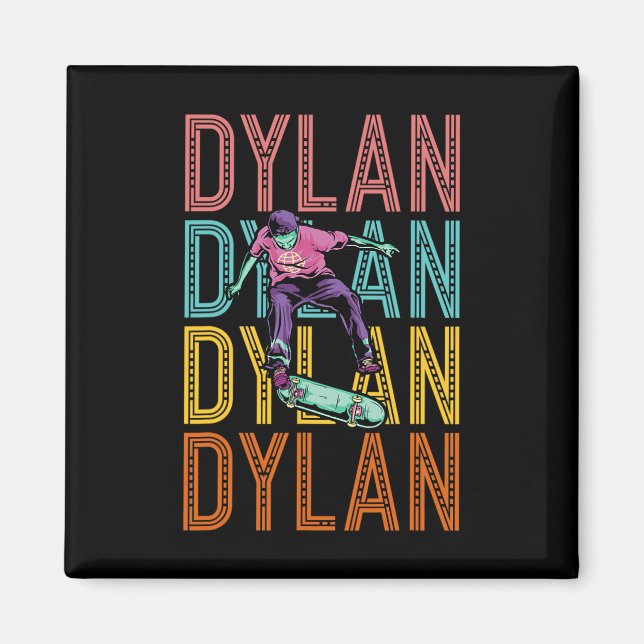 Aimant Dylan Custom Skateboarding Hob  (Devant)