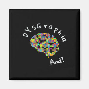 Aimant Dyslexie Sensibilisation Dysgraphie Écriture Écrit