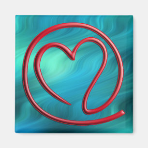 Aimant e m a i i l 4 o u   vagues bleues