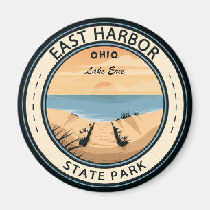 Aimant East Harbour State Park Badge Ohio