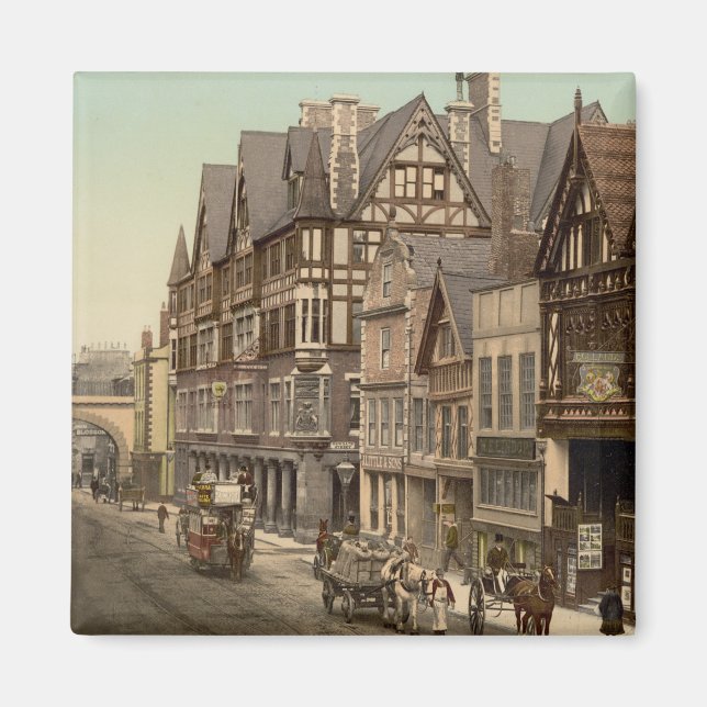 Aimant Eastgate St et Newgate St, Chester, Angleterre (Devant)