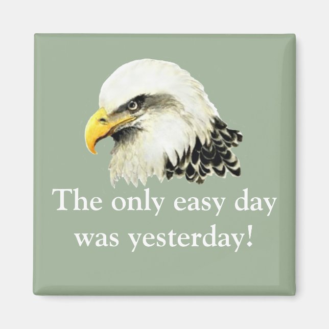 Aimant Easy Day était hier USA Military Bald Eagle (Devant)