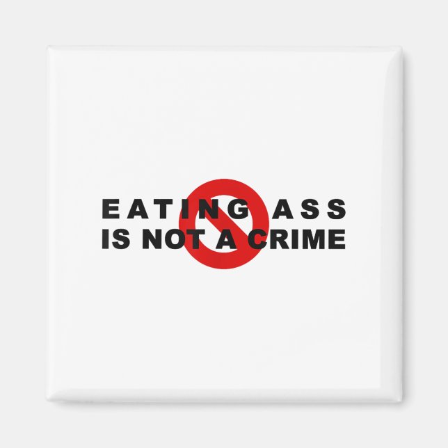Aimant Eating Is Not A Crime Funny Quote Motivational Sar (Devant)