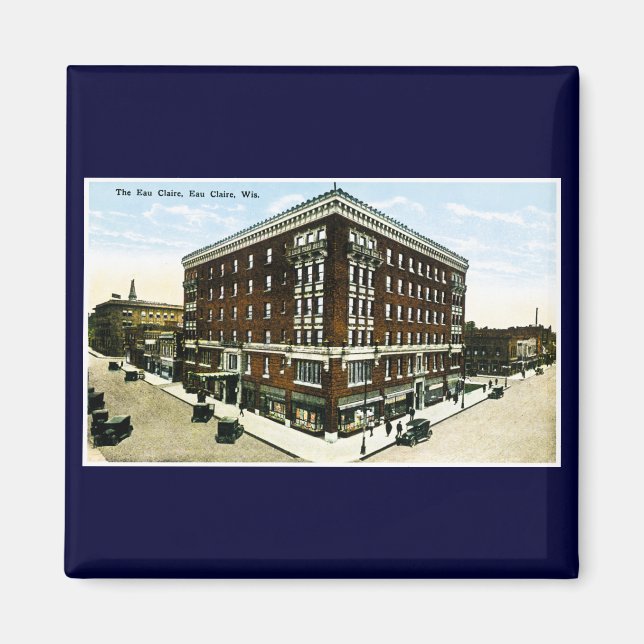 Aimant Eau Claire, Wisconsin (Devant)