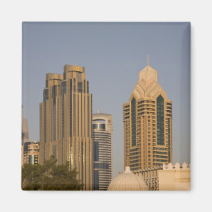 Aimant EAU, Dubaï. Minaret de mosquée à Al Wasl, avec