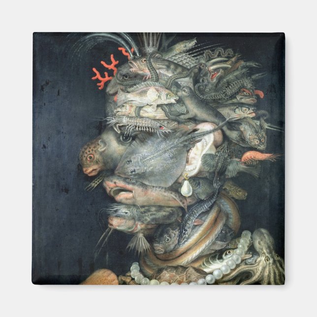 Aimant Eau, (huile sur toile), Arcimboldo, Giuseppe (Devant)