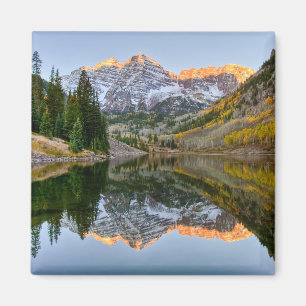 Aimant Eau   Maroon Bells Lake Aspen Trees