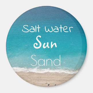 Aimant Eau salée Sun Sand Beach et Ocean Modern