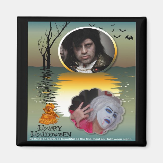 Aimant Eau, Souris, Cauldron, Photo Ajouter aux cadres (Devant)