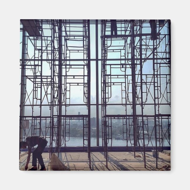 Aimant Échafaudage dans le hall (Devant)