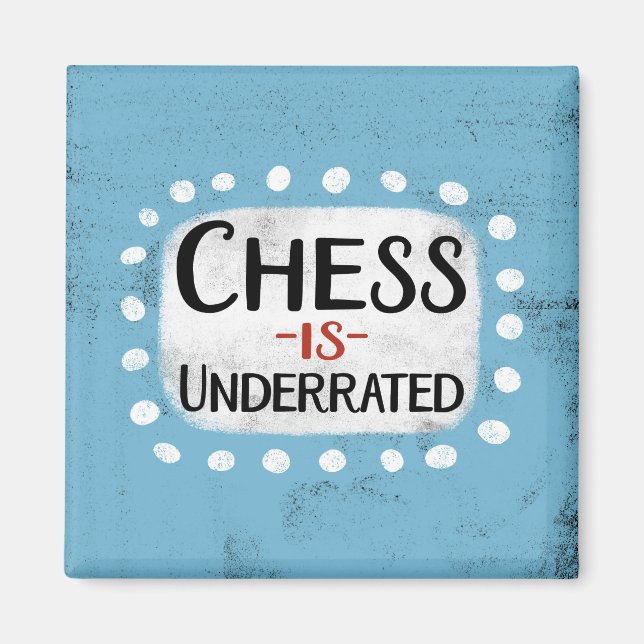 Aimant Échecs Est Sous-Évaluateur De Réfrigérateur (Devant)