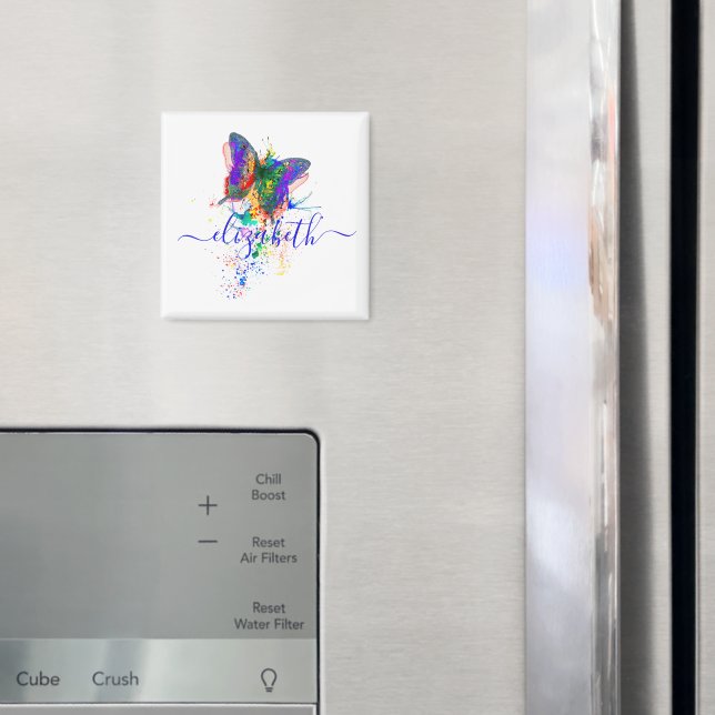 Aimant Éclaboussure de papillon personnalisée  (In situ (réfrigérateur))